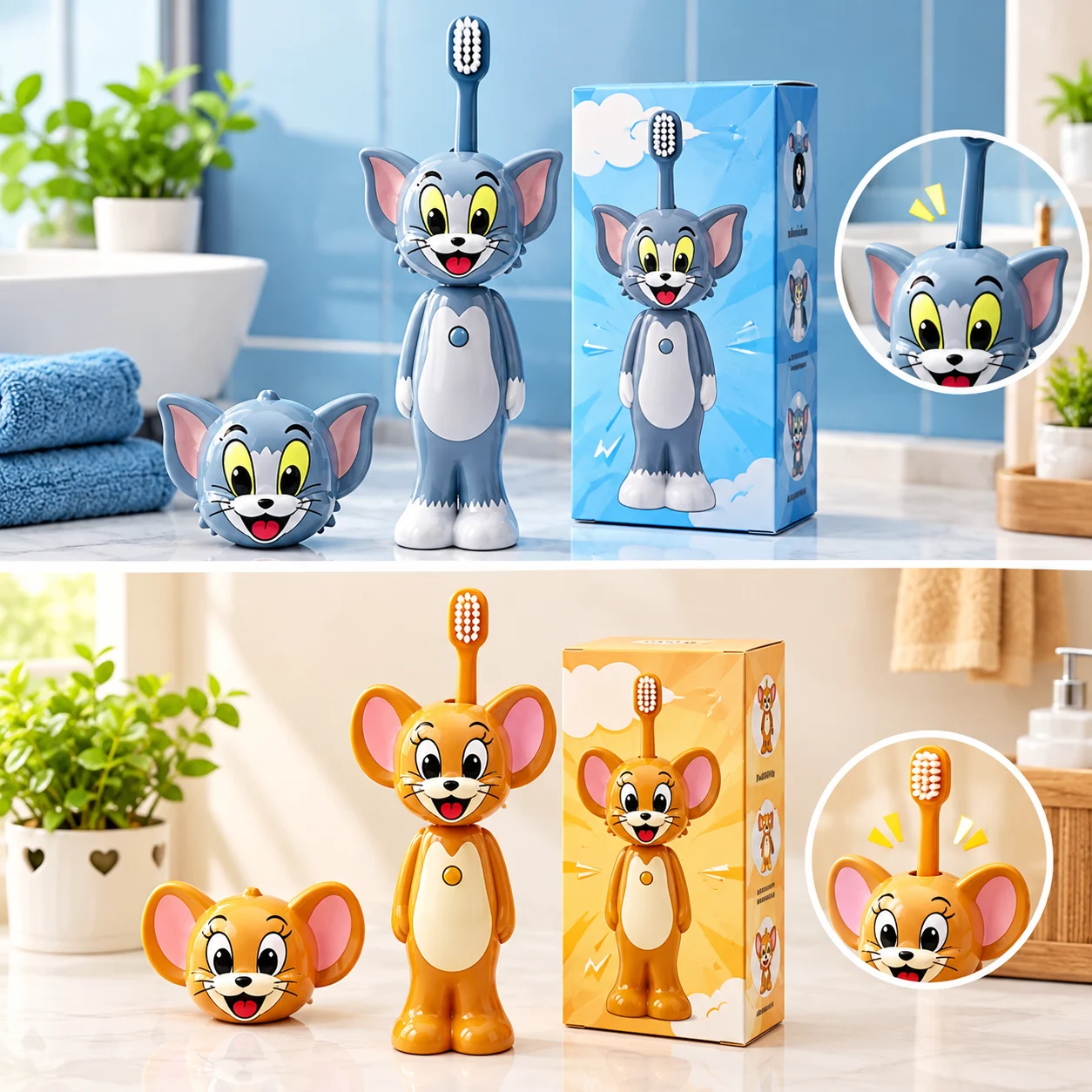 Children's Cartoon Animation Toothbrushes